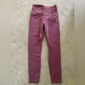 Athleta Transcend 7/8 Leggings in Plum
